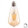 ΛΑΜΠΤΗΡΑΣ HM4188.02 LED FILAMENT 8W E27 DIMMABLE 3000K GOLD - ΦΩΤΙΣΜΟΣ ΟΙΚΟΝΟΜΙΑΣ στο Milonadakis.gr
