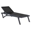PACIFIC ΞΑΠΛΩΣΤΡΑ DARK GREY/BLACK ΠΟΛ/ΝΙΟΥ 193X68X35εκ. - ΞΑΠΛΩΣΤΡΕΣ στο Milonadakis.gr