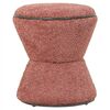 ΣΚΑΜΠΟ ΣΤΡΟΓΓΥΛΟ LINNER HM9604.02 ΜΠΟΥΚΛΕ ΥΦΑΣΜΑ ΡΟΖ-ΜΑΥΡΗ ΛΕΠΤΟΜΕΡΕΙΑ Φ38x44 εκ. - ΠΟΥΦ - ΣΚΑΜΠΟ - ΜΠΑΟΥΛΟ στο Milonadakis.gr