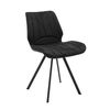 Καρέκλα Sabia pakoworld βελούδο μαύρο-πόδι μαύρο μέταλλο 46x55x80εκ - ΚΑΡΕΚΛΕΣ - ΠΟΛΥΘΡΟΝΕΣ ΕΣ. στο Milonadakis.gr
