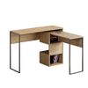 Γραφείο εργασίας πτυσσόμενο Badau pakoworld μελαμίνης φυσικό 110x37x77εκ - ΓΡΑΦΕΙΑ στο Milonadakis.gr