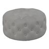 Σκαμπό-πουφ Ferdia pakoworld βελούδο γκρι Φ59x28.5εκ - ΠΟΥΦ - ΣΚΑΜΠΟ - ΜΠΑΟΥΛΟ στο Milonadakis.gr
