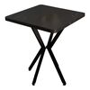 Τραπέζι Prestone pakoworld μαύρο μαρμάρου μελαμίνης-μαύρο μέταλλο 70x70x75εκ - ΤΡΑΠΕΖΙΑ ΚΟΥΖΙΝΑΣ στο Milonadakis.gr