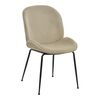 Καρέκλα Adelaide pakoworld μπεζ βελούδο-πόδι μέταλλο μαύρο 47x64x88εκ - ΚΑΡΕΚΛΕΣ - ΠΟΛΥΘΡΟΝΕΣ ΕΣ. στο Milonadakis.gr