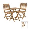 Τραπεζαρία Elijie-Lazio pakoworld σετ 5τεμ πτυσσόμενο φυσικό μασίφ ξύλο ακακίας 50x50x70εκ - ΣΕΤ ΤΡΑΠΕΖΑΡΙΕΣ στο Milonadakis.gr
