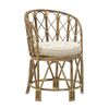 Πολυθρόνα Rostan Inart φυσικό rattan με μαξιλάρι 60x46x80εκ - ΚΑΡΕΚΛΕΣ - ΠΟΛΥΘΡΟΝΕΣ ΕΣ. στο Milonadakis.gr