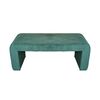 Σκαμπό Gagga Inart βελούδο ύφασμα σε πράσινη απόχρωση 110x40x45εκ - ΠΟΥΦ - ΣΚΑΜΠΟ - ΜΠΑΟΥΛΟ στο Milonadakis.gr
