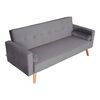 Καναπές-κρεβάτι Success pakoworld 3θέσιος βελούδο ύφασμα σε ανθρακί απόχρωση 190x80x84εκ - ΚΑΝΑΠΕΔΕΣ-ΣΑΛΟΝΙΑ στο Milonadakis.gr