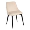 Καρέκλα Zedna pakoworld μπεζ βελούδο με μαύρα μεταλλικά πόδια 51x58x84εκ - ΚΑΡΕΚΛΕΣ - ΠΟΛΥΘΡΟΝΕΣ ΕΣ. στο Milonadakis.gr