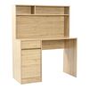 Γραφείο εργασίας Secreta pakoworld με ράφι σε oak απόχρωση 110x50x135εκ - ΓΡΑΦΕΙΑ στο Milonadakis.gr