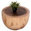 ΤΡΑΠΕΖΙ ΣΑΛΟΝΙΟΥ ΣΤΡΟΓΓΥΛΟ POMPU HM9794.11 ΜΑΣΙΦ ΞΥΛΟ SUAR ΣΕ ΦΥΣΙΚΟ Φ60x35Υεκ. - ΤΡΑΠΕΖΙΑ ΚΟΥΖΙΝΑΣ στο Milonadakis.gr