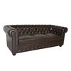 ΚΑΝΑΠΕΣ 3ΘΕΣΙΟΣ T.CHESTERFIELD HM3009.01 ΤΕΧΝΟΔΕΡΜΑ ΣΚΟΥΡΟ ΚΑΦΕ 208x90x73Υ εκ. - ΚΑΝΑΠΕΔΕΣ-ΣΑΛΟΝΙΑ στο Milonadakis.gr