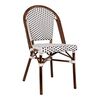 ΚΑΡΕΚΛΑ BISTRO ΑΛΟΥΜΙΝΙΟΥ BAMBOO LOOK ΜΕ ΛΕΥΚΟ-ΜΑΥΡΟ RATTAN HM5566.01 45x54x90Υεκ. - ΚΑΡΕΚΛΕΣ - ΠΟΛΥΘΡΟΝΕΣ στο Milonadakis.gr
