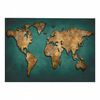 ΠΙΝΑΚΑΣ ΚΑΜΒΑΣ WORLD MAP HM7197.01 100X3X70 εκ. - ΠΙΝΑΚΕΣ στο Milonadakis.gr