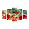 ΠΙΝΑΚΑΣ ΠΕΝΤΑΠΤΥΧΟ MDF POPPY FIELD HM7206.03 100X0,3X60 εκ. - ΠΙΝΑΚΕΣ στο Milonadakis.gr