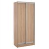 ΝΤΟΥΛΑΠΑ ΣΥΡΟΜΕΝΗ ADLER ΜΕΛΑΜΙΝΗΣ 90x45x210Yεκ. SONAMA OAK 2ΦΥΛΛΗ HM2436.01 - ΝΤΟΥΛΑΠΕΣ στο Milonadakis.gr