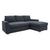 Γωνιακός καναπές-κρεβάτι αριστερή γωνία Belle pakoworld ανθρακί 236x164x88εκ - ΚΑΝΑΠΕΔΕΣ-ΣΑΛΟΝΙΑ στο Milonadakis.gr