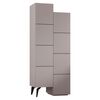 Ντουλάπι-στήλη Romane pakoworld μόκα 62.2x37.4x155.4εκ - ΟΡΓΑΝΩΣΗ ΣΠΙΤΙΟΥ στο Milonadakis.gr