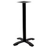 Βάση τραπεζιού bar μεσαίου ύψους Poise pakoworld μαντέμι τετράνυχη μαύρη 62x62x94εκ - ΒΑΣΕΙΣ ΤΡΑΠΕΖΙΩΝ στο Milonadakis.gr