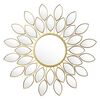 Καθρέπτης Flower pakoworld χρυσό 83x2.5x83εκ - ΚΑΘΡΕΠΤΕΣ στο Milonadakis.gr