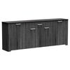 Μπουφές Kinley pakoworld σε ανθρακί-wenge απόχρωση 210x40x82εκ - ΜΠΟΥΦΕΔΕΣ-ΚΟΝΣΟΛΕΣ στο Milonadakis.gr