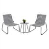 ΣΕΤ LOUNGE 3TMX ΕΞ.ΧΩΡΟΥ PONY HM21193 ΜΕΤΑΛΛΟ ΣΕ ΓΚΡΙ--ΣΥΝΘ.RATTAN ΣΕ ΛΕΥΚΟ-ΜΑΥΡΟ - ΣΕΤ ΣΑΛΟΝΙΑ στο Milonadakis.gr