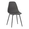 Καρέκλα Ballen pakoworld pp μαύρο με ανθρακί μεταλλικά πόδια 41.5x53x84.5εκ - ΚΑΡΕΚΛΕΣ - ΠΟΛΥΘΡΟΝΕΣ ΕΣ. στο Milonadakis.gr