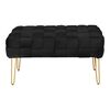 Σκαμπό Wenzo pakoworld βελούδο σε μαύρη απόχρωση 82x43x46εκ - ΠΟΥΦ - ΣΚΑΜΠΟ - ΜΠΑΟΥΛΟ στο Milonadakis.gr