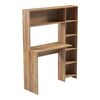 Γραφείο με βιβλιοθήκη Janson pakoworld σε oak απόχρωση 113.2x40x141.8εκ - ΓΡΑΦΕΙΑ στο Milonadakis.gr