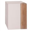 ΒΟΗΘΗΤΙΚΟ ΤΡΑΠΕΖΙ LEIA HM18163.02 FIBER CEMENT ΛΕΥΚΟ-ΞΥΛΟ TEAK 32.5x32.5x46Υεκ. - ΒΟΗΘΗΤΙΚΑ ΤΡΑΠΕΖΑΚΙΑ στο Milonadakis.gr