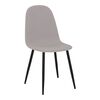 Καρέκλα Bella pakoworld ύφασμα σε γκρι με πόδι μαύρο μέταλλο 43.5x52x89εκ - ΚΑΡΕΚΛΕΣ - ΠΟΛΥΘΡΟΝΕΣ ΕΣ. στο Milonadakis.gr