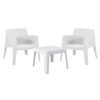 ΣΕΤ LOUNGE 3ΤΜΧ SLEEK HM21274.01 ΛΕΥΚΟ ΠΟΛΥΠΡΟΠΥΛΕΝΙΟ - ΣΕΤ ΣΑΛΟΝΙΑ στο Milonadakis.gr