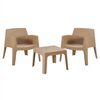 ΣΕΤ LOUNGE 3ΤΜΧ SLEEK HM21274.03 ΚΑΠΟΥΤΣΙΝΟ ΠΟΛΥΠΡΟΠΥΛΕΝΙΟ - ΣΕΤ ΣΑΛΟΝΙΑ στο Milonadakis.gr