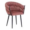 Πολυθρόνα Vivian pakoworld σάπιο μήλο βελούδο-πόδι μαύρο μέταλλο 61x55x80εκ - ΚΑΡΕΚΛΕΣ - ΠΟΛΥΘΡΟΝΕΣ στο Milonadakis.gr