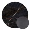 ΕΠΙΦΑΝΕΙΑ ΤΡΑΠΕΖΙΟΥ HPL ΣΤΡΟΓΓΥΛΗ HM5841.34 BLACK MARBLE Φ60εκ. - ΚΑΠΑΚΙΑ HPL στο Milonadakis.gr