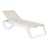 RIO PRO ΞΑΠΛΩΣΤΡΑ WHITE/TAUPE ΠΟΛ/ΝΙΟΥ 190X70X33εκ. - ΞΑΠΛΩΣΤΡΕΣ στο Milonadakis.gr