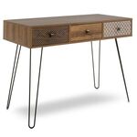 Κονσόλα Boho pakoworld καρυδί με μεταλλικά πόδια 100x50,5x74,5εκ - ΣΥΡΤΑΡΙΕΡΕΣ - ΤΟΥΑΛΕΤΕΣ στο Milonadakis.gr