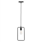 ΦΩΤΙΣΤΙΚΟ ΟΡΟΦΗΣ ΚΡΕΜΑΣΤΟ HM4097 ΜΑΥΡΟ ΜΕΤΑΛΛΙΚΟ ΟΡΘΟΓΩΝΙΟ 17,5x133Υεκ. - ΦΩΤΙΣΤΙΚΑ ΟΡΟΦΗΣ στο Milonadakis.gr