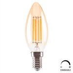 ΛΑΜΠΤΗΡΑΣ LED FILAMENT 4W E14 3000K ΧΡΥΣΟ DIMMABLE HM4048.02 - ΦΩΤΙΣΜΟΣ ΟΙΚΟΝΟΜΙΑΣ στο Milonadakis.gr