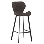 Σκαμπό Μπάρ 2τμχ Martin 73εκ. Μαύρο Ύφασμα 45x49x73-106εκ. - ΣΚΑΜΠΟ ΜΠΑΡ στο Milonadakis.gr