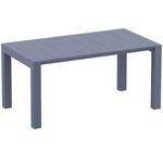 VEGAS DARK GREY 100X180/220Χ75εκ. ΕΠΕΚΤ.ΤΡΑΠΕΖΙ ΠΟΛ/ΝΙΟΥ - ΤΡΑΠΕΖΙΑ ΕΞ. ΧΩΡΟΥ στο Milonadakis.gr