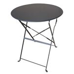 ALMA Φ70Χ71εκ. ΑΝΘΡΑΚΙ ΤΡΑΠΕΖΙ ΜΕΤΑΛΛΙΚΟ ΠΤΥΣ/ΝΟ - ΤΡΑΠΕΖΙΑ ΕΞ. ΧΩΡΟΥ στο Milonadakis.gr