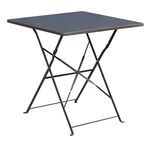 ALMA 70Χ70Χ70εκ. ΑΝΘΡΑΚΙ ΤΡΑΠΕΖΙ ΜΕΤΑΛΛΙΚΟ ΠΤΥΣ/ΝΟ - ΤΡΑΠΕΖΙΑ ΕΞ. ΧΩΡΟΥ στο Milonadakis.gr