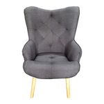 ADRIA ΜΠΕΡΖΕΡΑ DARK GREY ΥΦΑΣΜΑ 65Χ64Χ44-96εκ. - ΚΑΡΕΚΛΕΣ - ΠΟΛΥΘΡΟΝΕΣ ΕΣ. στο Milonadakis.gr