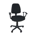 BS750 ΜΑΥΡΟ ΥΦΑΣΜΑ ΠΟΛΥΘΡΟΝΑ ΓΡΑΦΕΙΟΥ 64X56X41-90/51-98εκ. - ΚΑΡΕΚΛΕΣ ΓΡΑΦΕΙΟΥ στο Milonadakis.gr