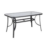 DENIM ΑΝΘΡΑΚΙ 120Χ70X71εκ. ΜΕΤΑΛΛΙΚΟ ΤΡΑΠΕΖΙ - ΤΡΑΠΕΖΙΑ ΕΞ. ΧΩΡΟΥ στο Milonadakis.gr