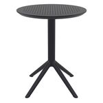 SKY BLACK Φ60X74εκ. ΤΡΑΠΕΖΙ ΠΤΥΣ/ΝΟ ΠΟΛ/ΝΙΟΥ - ΤΡΑΠΕΖΙΑ ΕΞ. ΧΩΡΟΥ στο Milonadakis.gr