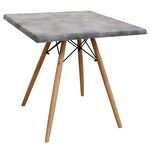 RANDY WERZALIT 70Χ70Χ73εκ.ΤΣΙΜΕΝΤΟ - ΤΡΑΠΕΖΙΑ ΚΟΥΖΙΝΑΣ στο Milonadakis.gr