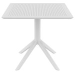 SKY WHITE 80X80X74εκ. ΤΡΑΠΕΖΙ ΠΟΛ/ΝΙΟΥ - ΤΡΑΠΕΖΙΑ ΕΞ. ΧΩΡΟΥ στο Milonadakis.gr