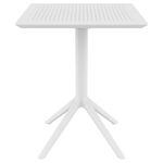 SKY WHITE 60Χ60X74εκ. ΤΡΑΠΕΖΙ ΠΤΥΣ/ΝΟ ΠΟΛ/ΝΙΟΥ - ΤΡΑΠΕΖΙΑ ΕΞ. ΧΩΡΟΥ στο Milonadakis.gr